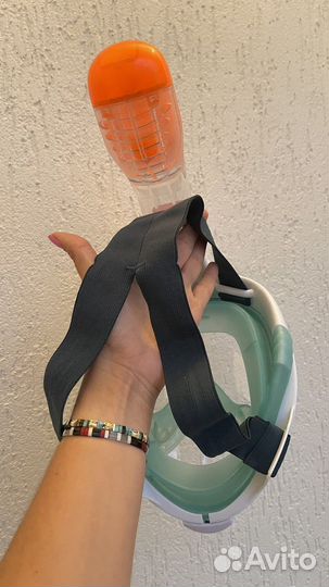 Лицевая маска для плавания детская