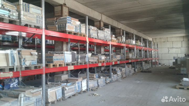 Стеллажи складские для фронтального хранения палет