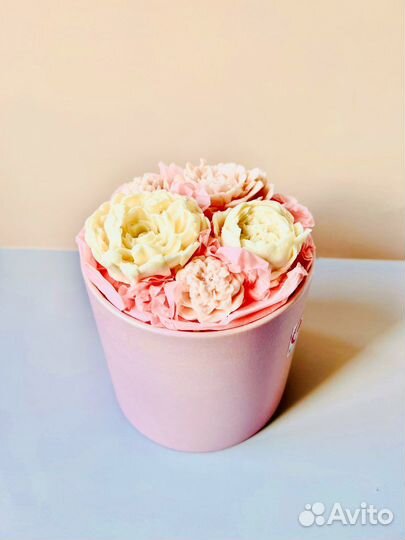 Букет из зефирных цветов