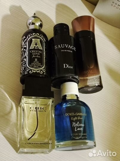 Мужские духи Dior Armani Dolce Gabbana Attar