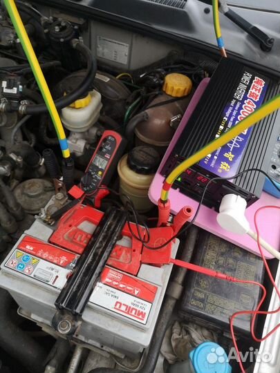 Мощный Инвертор 4000вт Чистый синус 12в 220V