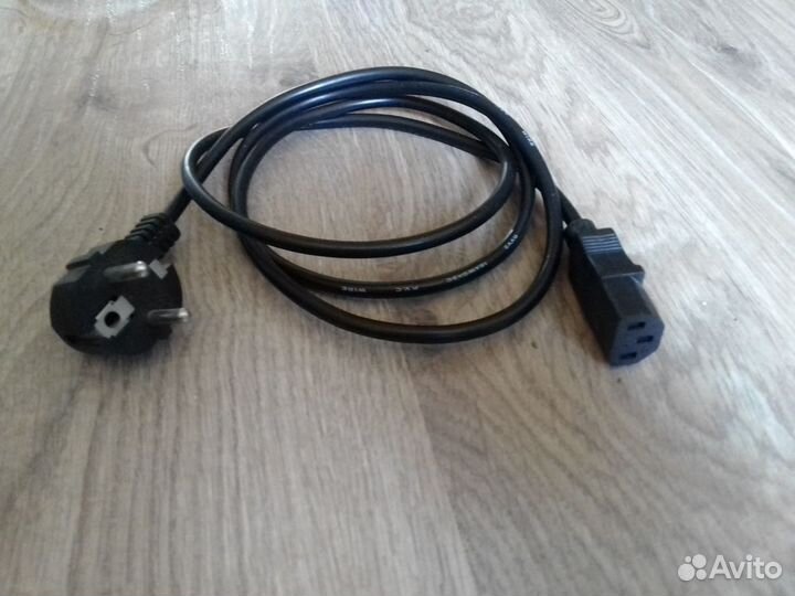 Провода старого образца для монитора, принтера