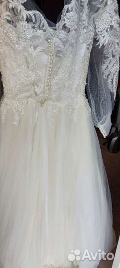 Свадебное платье, размер 46 48 новое