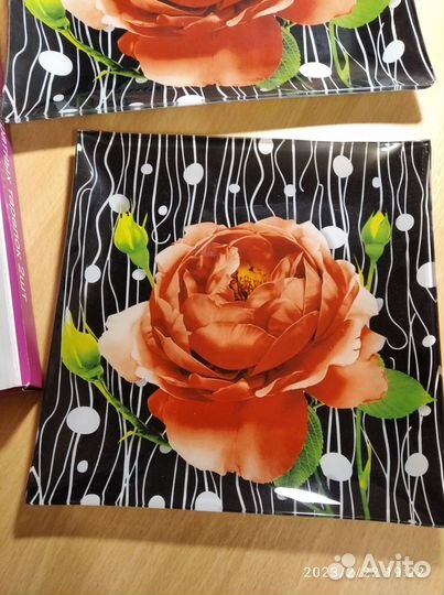 Набор квадратных тарелок