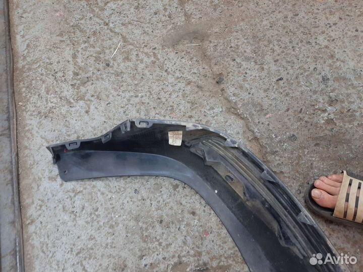 Hyundai solaris 2 юбка заднего бампера