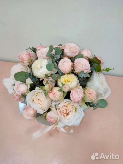 Цветы розы букет