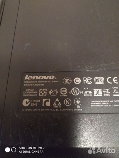 Ноутбук lenovo на запчасти