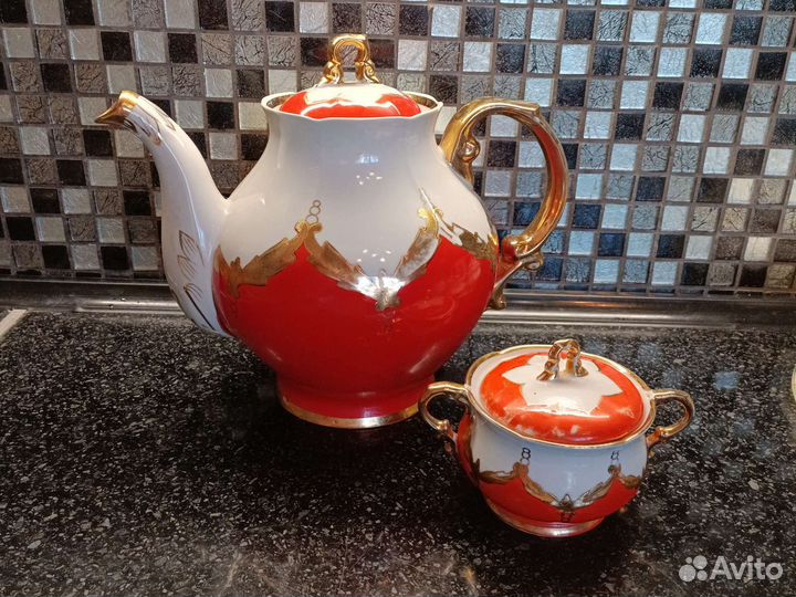 Чайник заварочный фарфоровый СССР