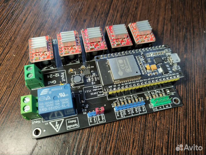 Контроллер чпу станка Mpcnc CNC Grbl ESP32 FluidNC