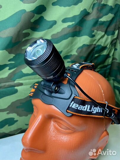 Фонарь налобный с 2 видами света