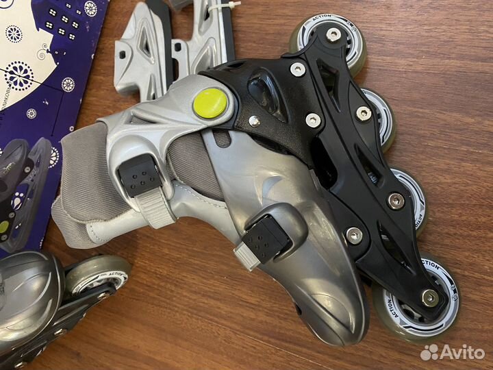 Коньки ролики (29-32 р-р) 2 в 1 раздвижные