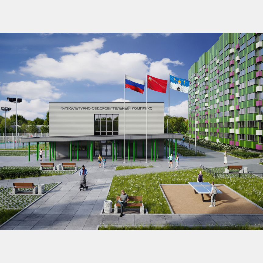 2-к. квартира, 53,3 м², 1/9 эт.