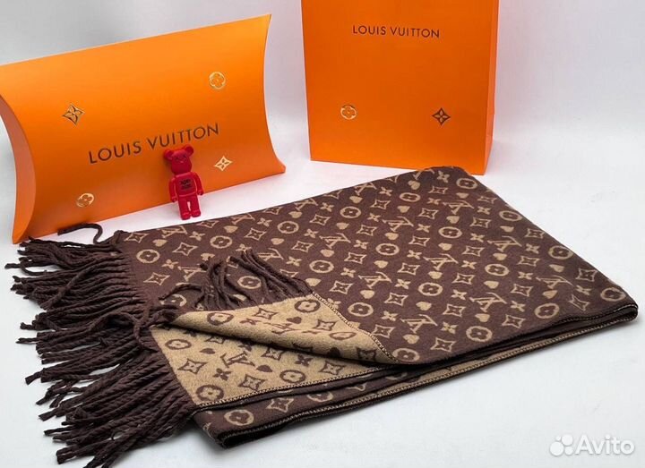 Палантин louis vuitton кашемир