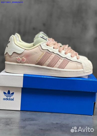 Кеды adidas superstar pink (36-41)