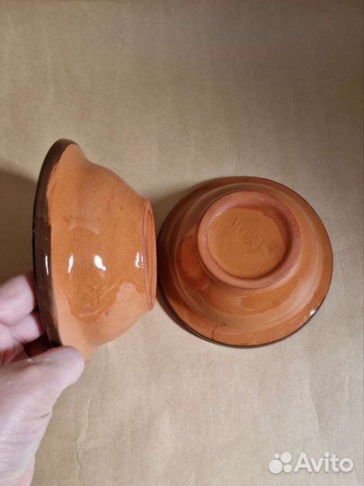 Глиняные тарелки глубокие