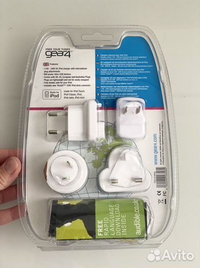 Зарядка переходник зарядное устройство iPod