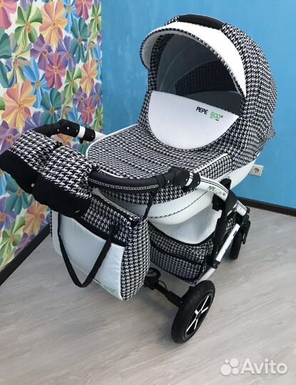 Коляска 3 в 1 Verdi Pepe Eco Plus Prestige