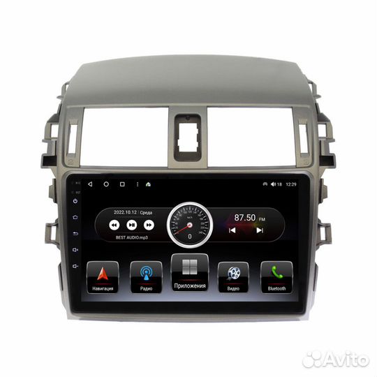 Магнитола Toyota Corolla E140 E150 4G+WiFi