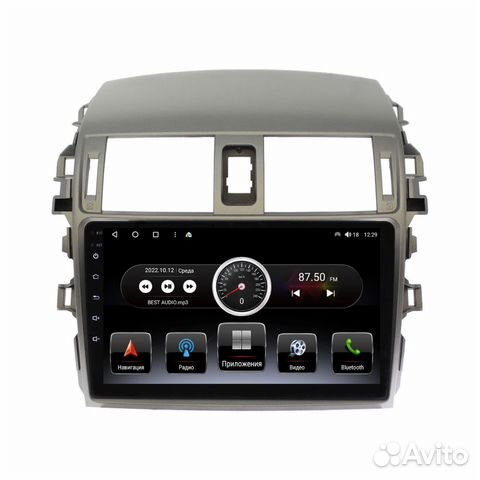 Магнитола Toyota Corolla E140 E150 4G+WiFi