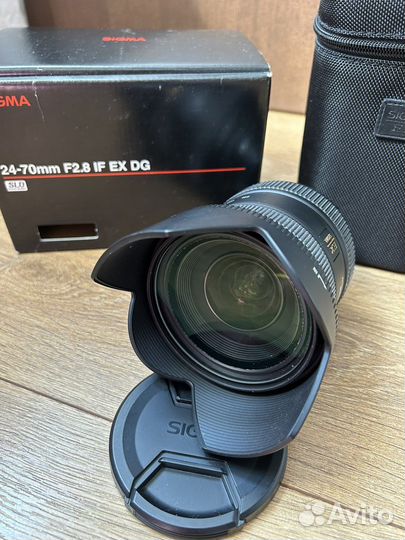 Объектив Sigma 24-70 2.8 for nikon