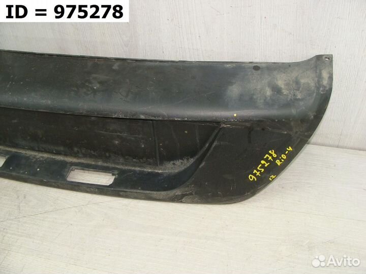 Накладка заднего бампера Kia Rio