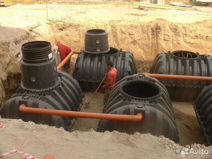 Септик эко Биодека 8 переливной