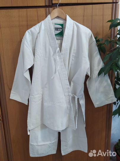 Кимоно, пояс для айкидо, карате на рост до 160-165