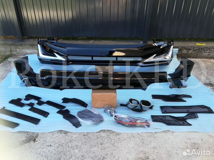 Обвес Prado 150 2018 г Modellista Черный