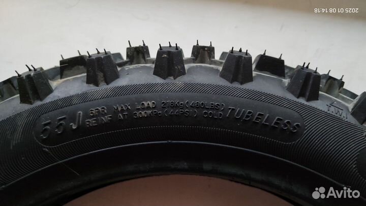 Покрышки зимние бескамерные для электровелосипеда