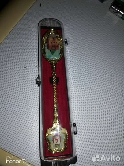 Новая колекционая подарочная чайная ложка