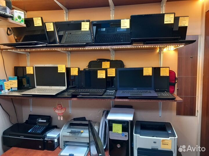 Новый магазин Б/У ноутбуков, принтеров с гарантией