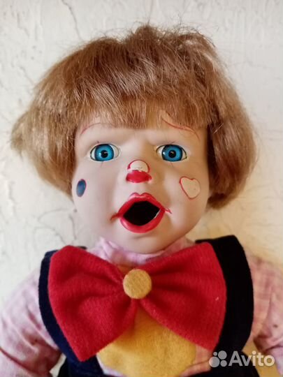 Немецкий винтажный фарфоровый клоун. Лот 3