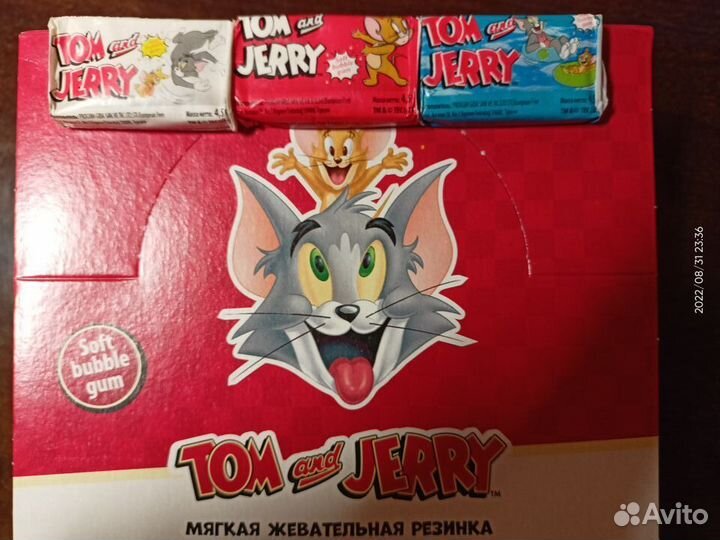 Жевательная резинка Turbo и Tom & Jerry