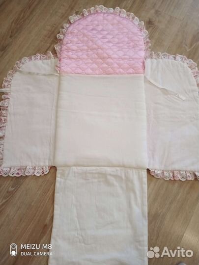 Конверт на выписку для девочки лето