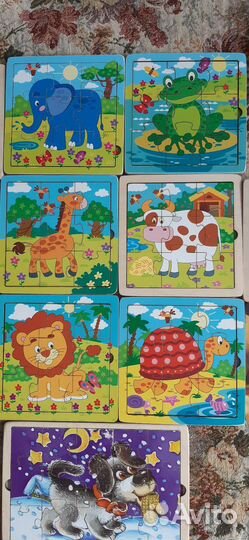 Деревянные пазлы