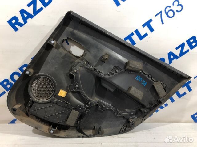 Обшивка двери задняя левая renault logan 2 1.6 мт