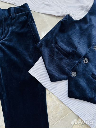 Нарядный костюм тройка для мальчика размер 86