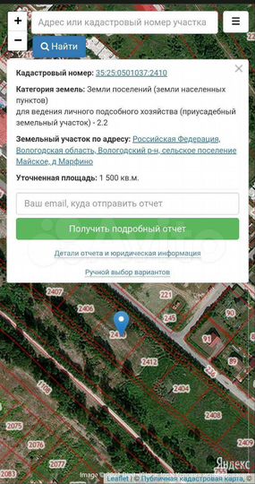 Участок 15 сот. (ИЖС)