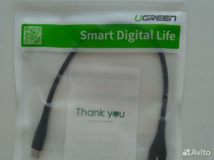 USB Type-C фирменный кабель 25см
