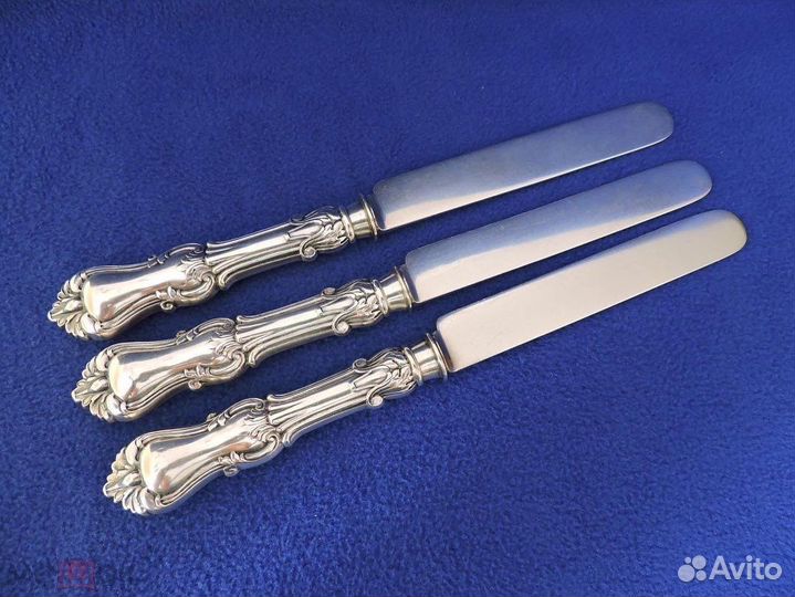 Ножи. Полностью серебро 84. Shanks & Co. Болин