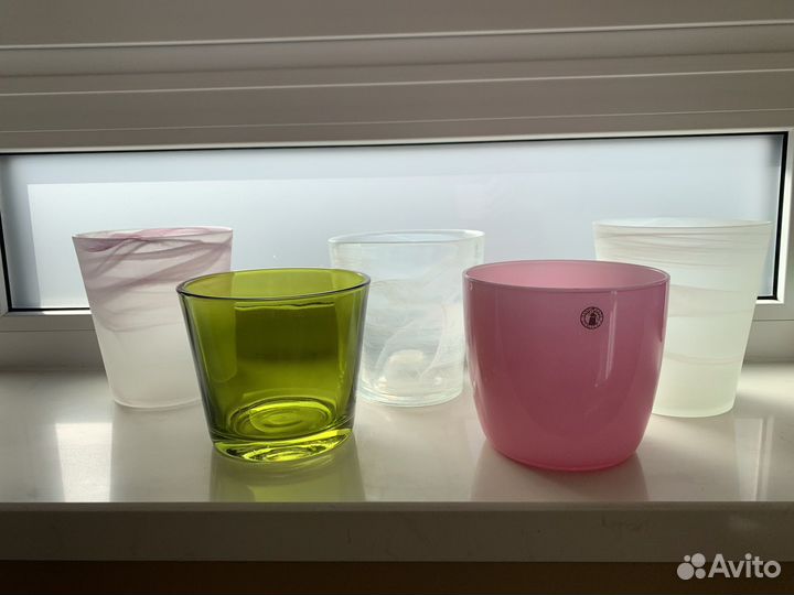 Стеклянные кашпо