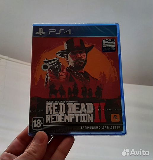 Игра для приставоки ps4 RDR2 новая в пленке