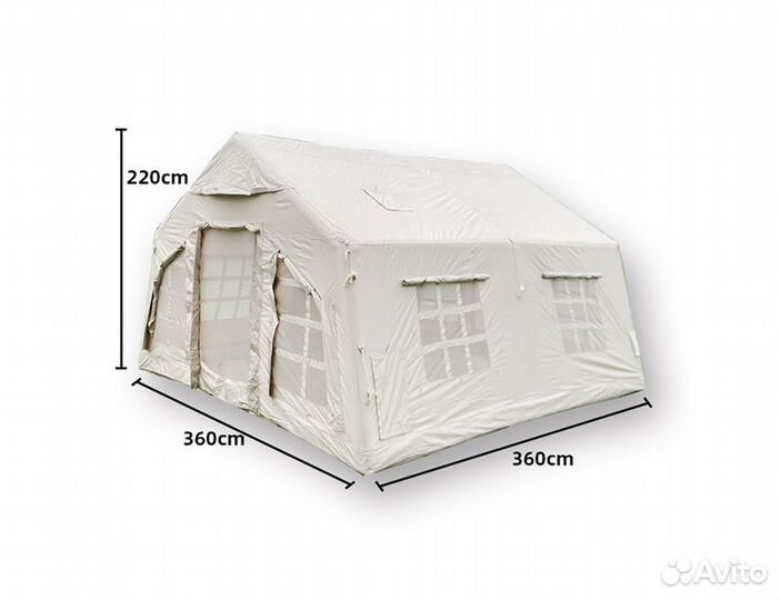 Палатка надувная глэмпинг Air 13.2 кв.м