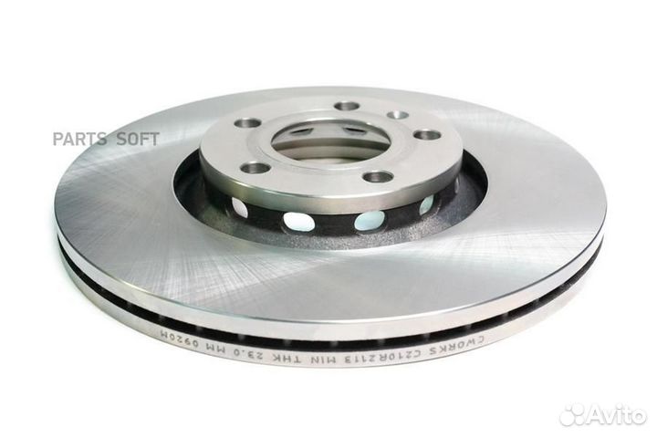 Cworks C210R2113 Диск тормозной VAG A4/A6/superb/p