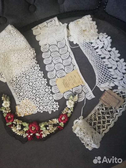 Ленты шитье, воротники