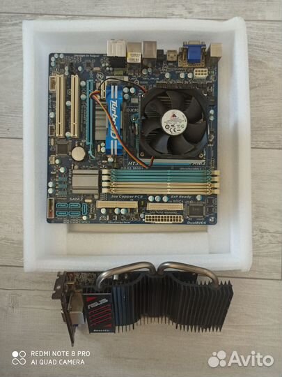 Комплектующие пк, AM3, Phenom II X4 965, GT 640 2g