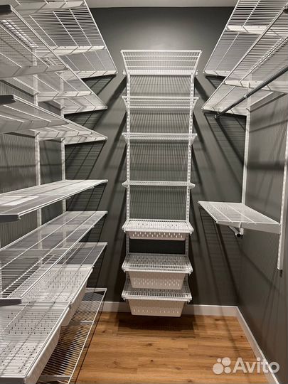 Гардеробные системы хранения металлические Титан