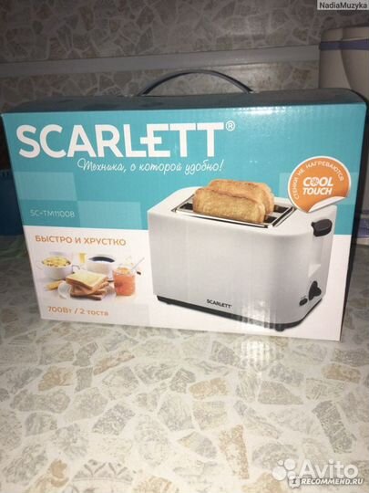 Тостер Scarlett SC-TM11008 новый