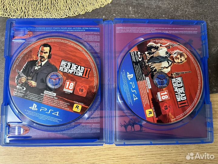 Red dead redemption 2 ps4 диск