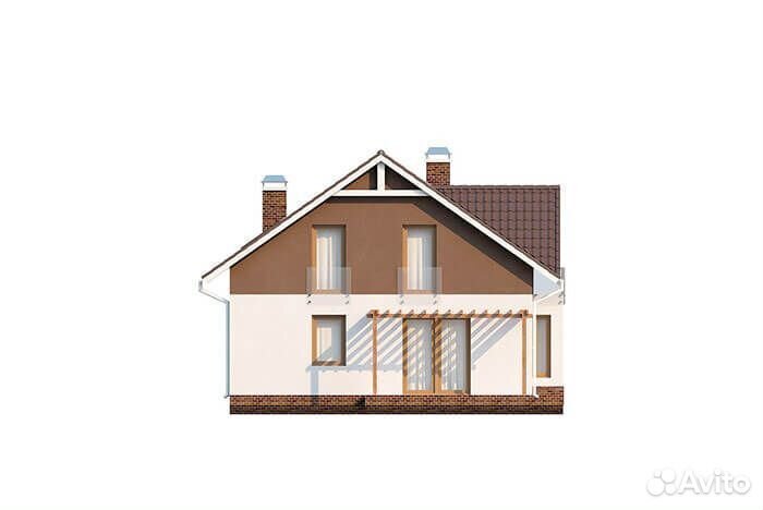 Шикарный проект двухэтажного дома 160 м2 ар-кр